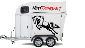 hästtransport dekaler